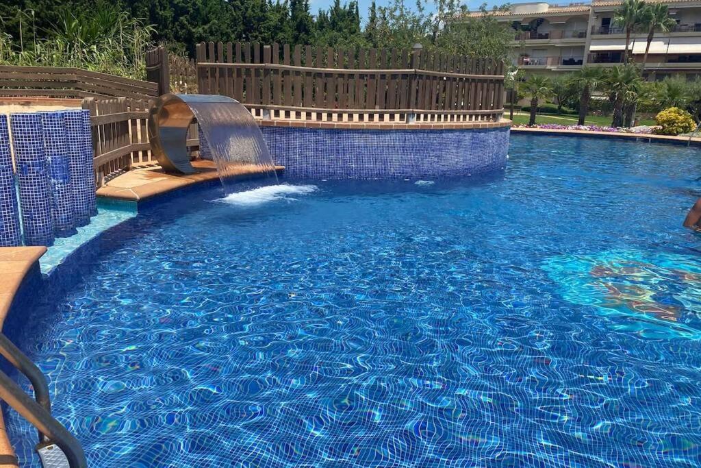 Precioso Atico En Complejo Residencial Con Piscina Apartman Sant Carlos de la Ràpita Kültér fotó