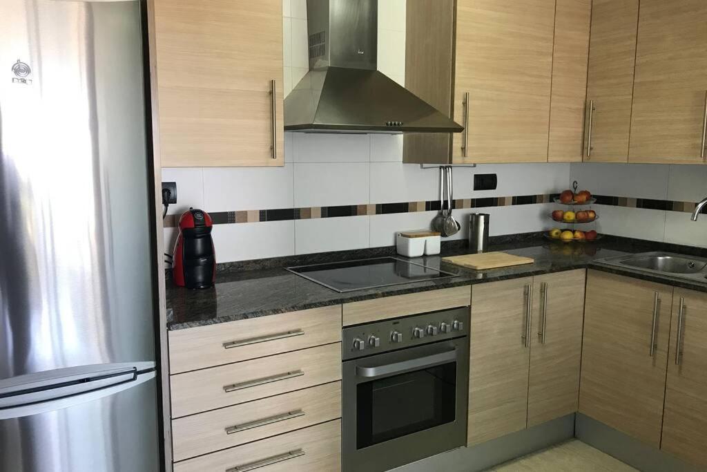 Precioso Atico En Complejo Residencial Con Piscina Apartman Sant Carlos de la Ràpita Kültér fotó
