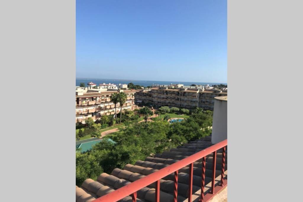 Precioso Atico En Complejo Residencial Con Piscina Apartman Sant Carlos de la Ràpita Kültér fotó