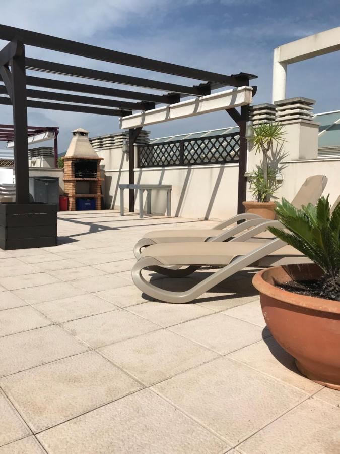 Precioso Atico En Complejo Residencial Con Piscina Apartman Sant Carlos de la Ràpita Kültér fotó