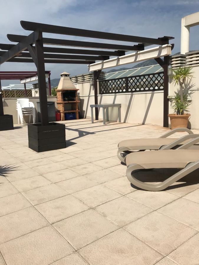 Precioso Atico En Complejo Residencial Con Piscina Apartman Sant Carlos de la Ràpita Kültér fotó